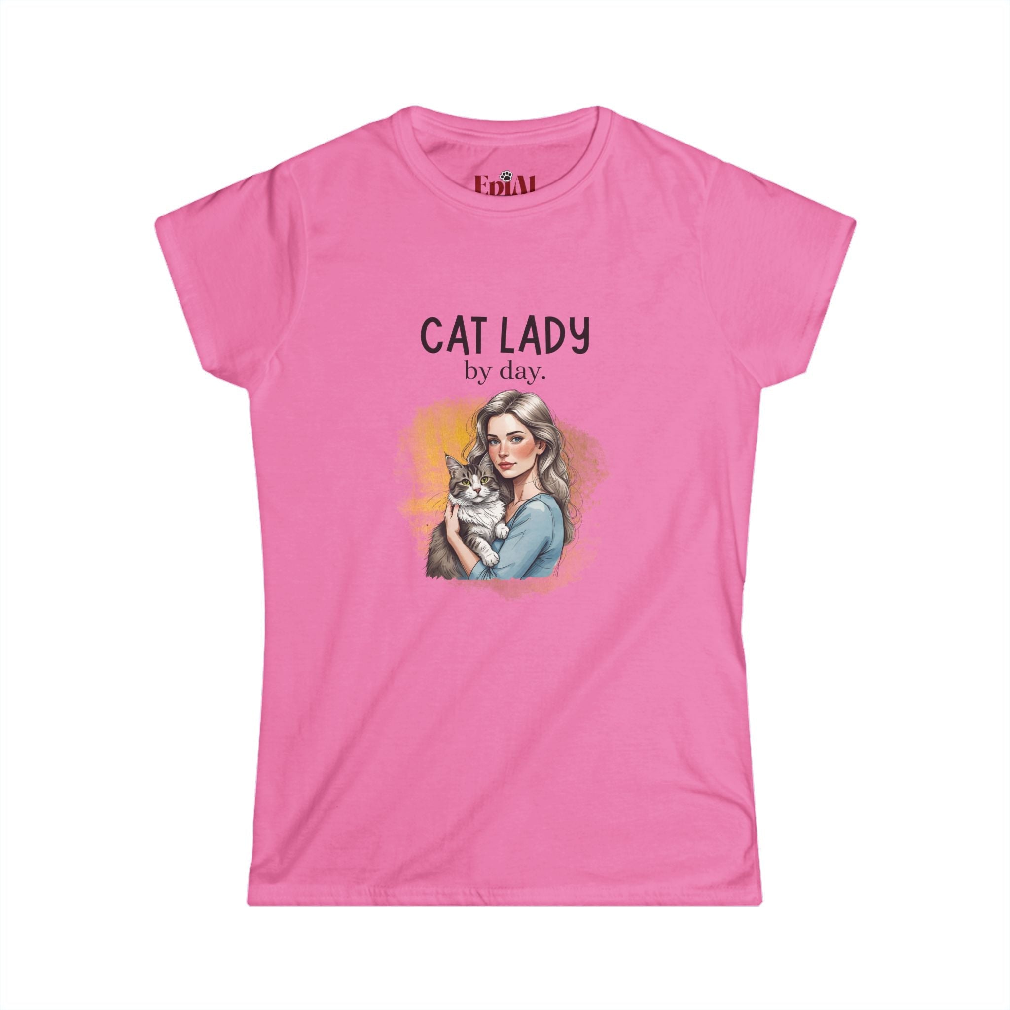 Cat Lady by Day, Hooker by Night Softstyle Tee - Clothing, T-shirts - EpiAl's Shop