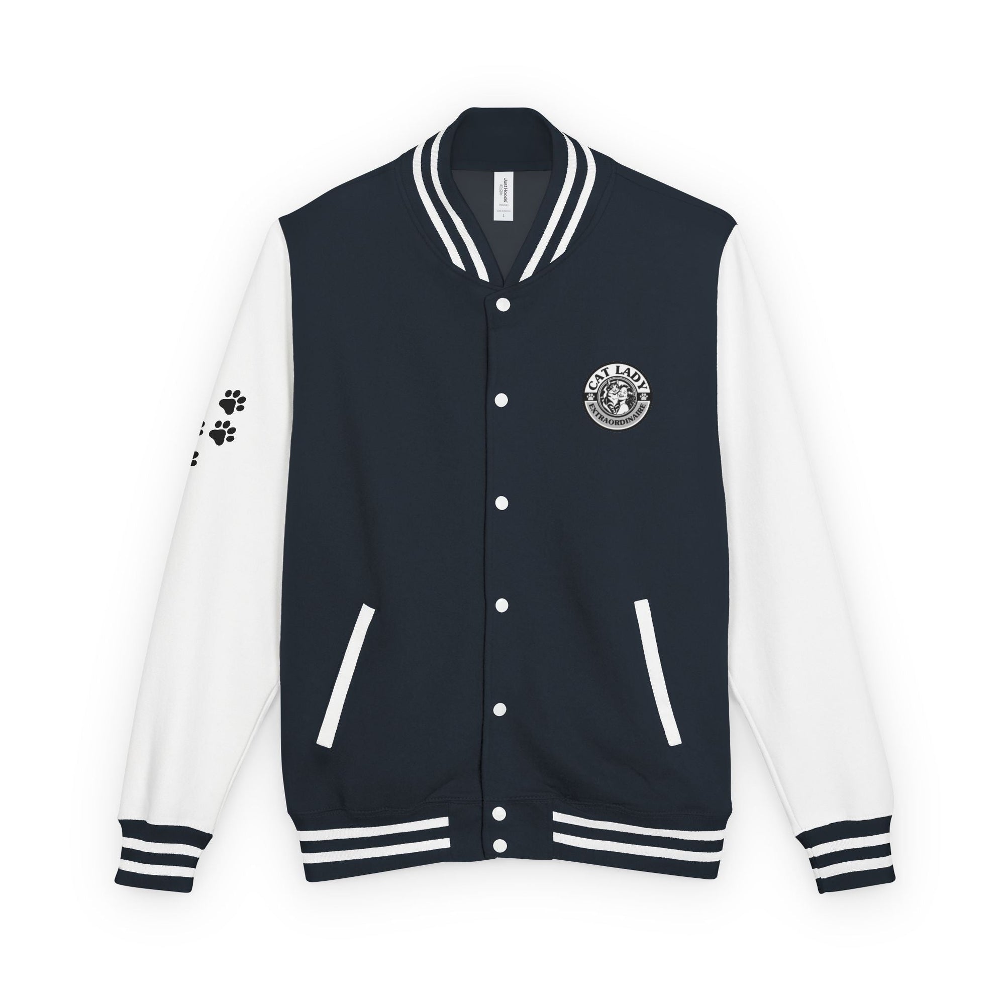 Cat Lady Extraordinaire Colorful Letterman Jacket - Clothing, Coats & Jackets - EpiAl's Shop