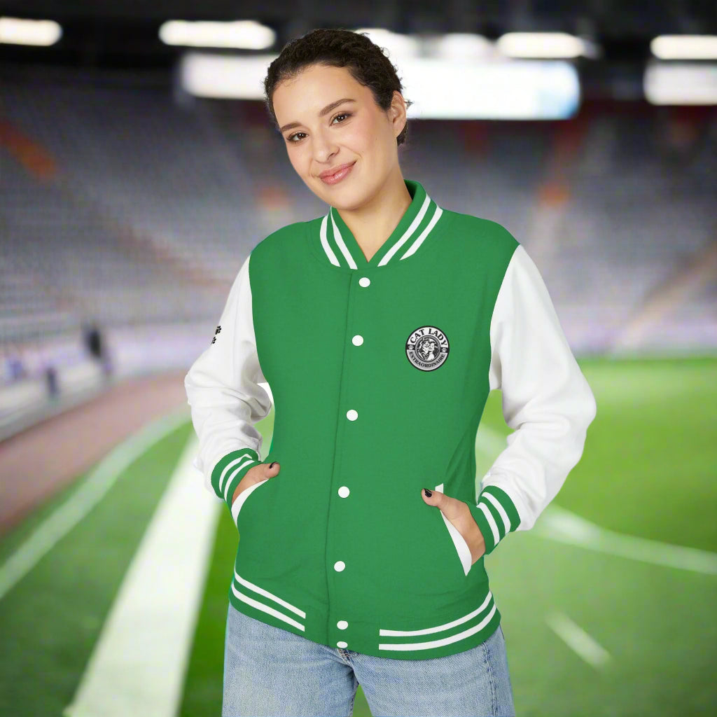 Cat Lady Extraordinaire Colorful Letterman Jacket - Clothing, Coats & Jackets - EpiAl's Shop