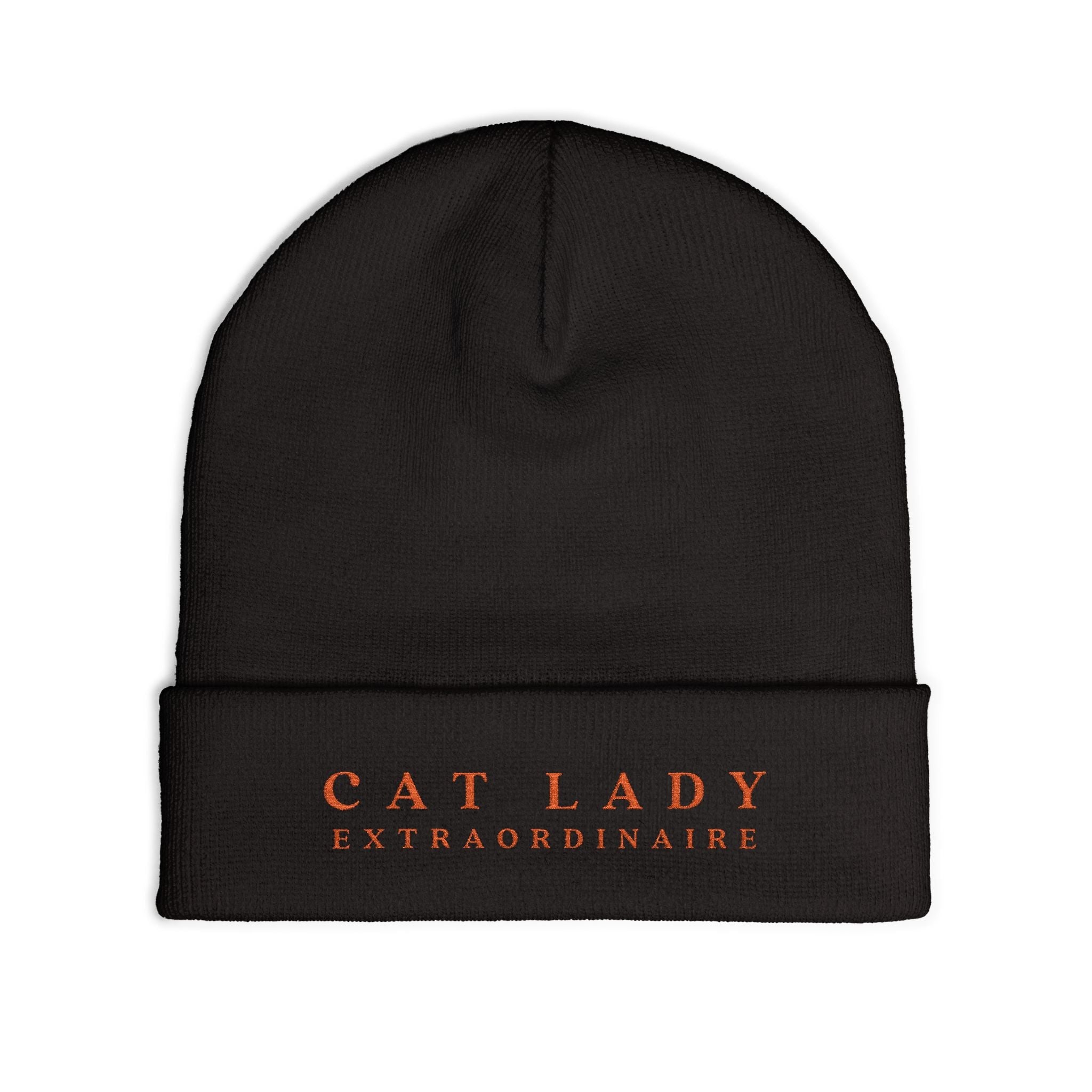 Cat Lady Extraordinaire Knit Beanie, Cozy Winter Hat - Hats, Beanie - EpiAl's Shop