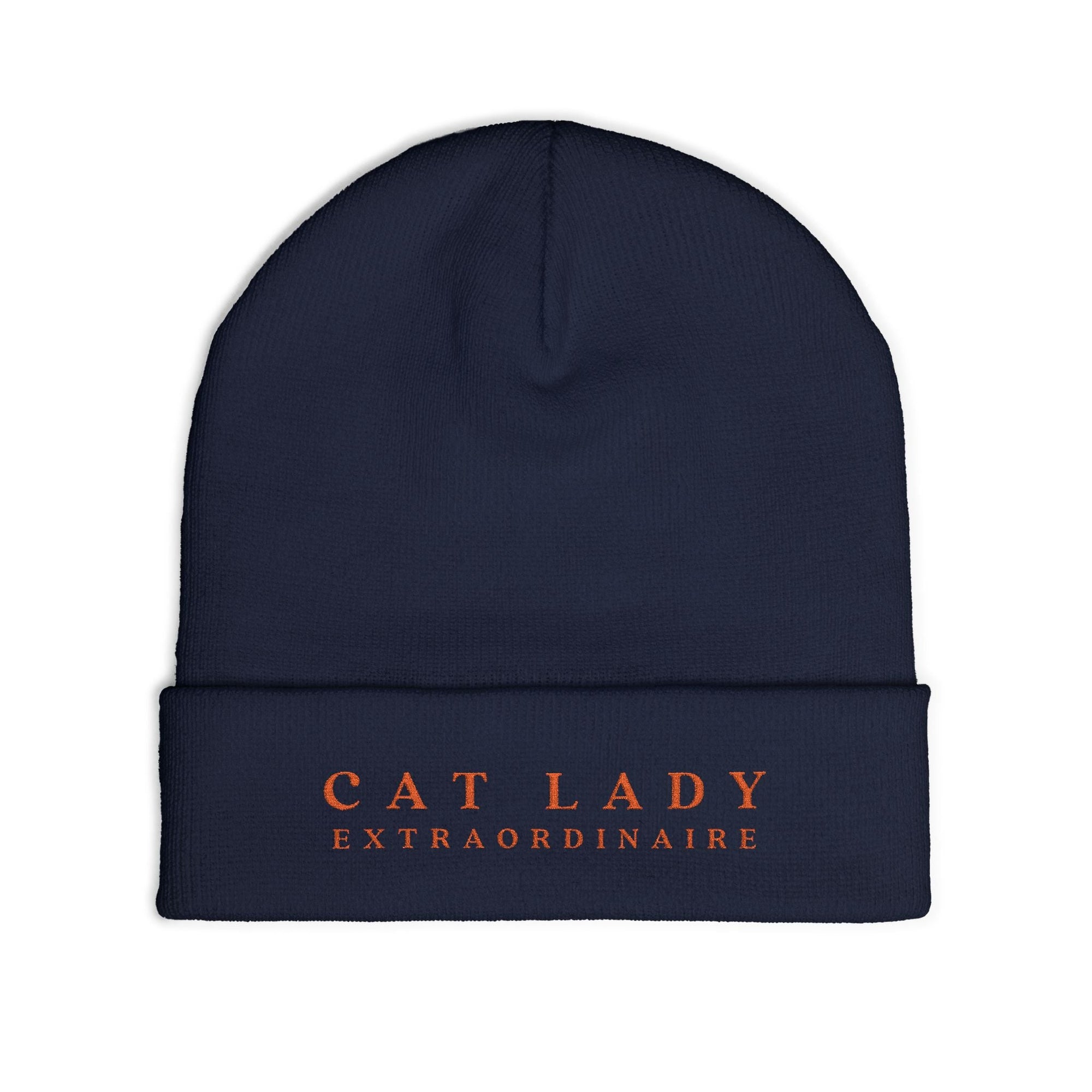 Cat Lady Extraordinaire Knit Beanie, Cozy Winter Hat - Hats, Beanie - EpiAl's Shop