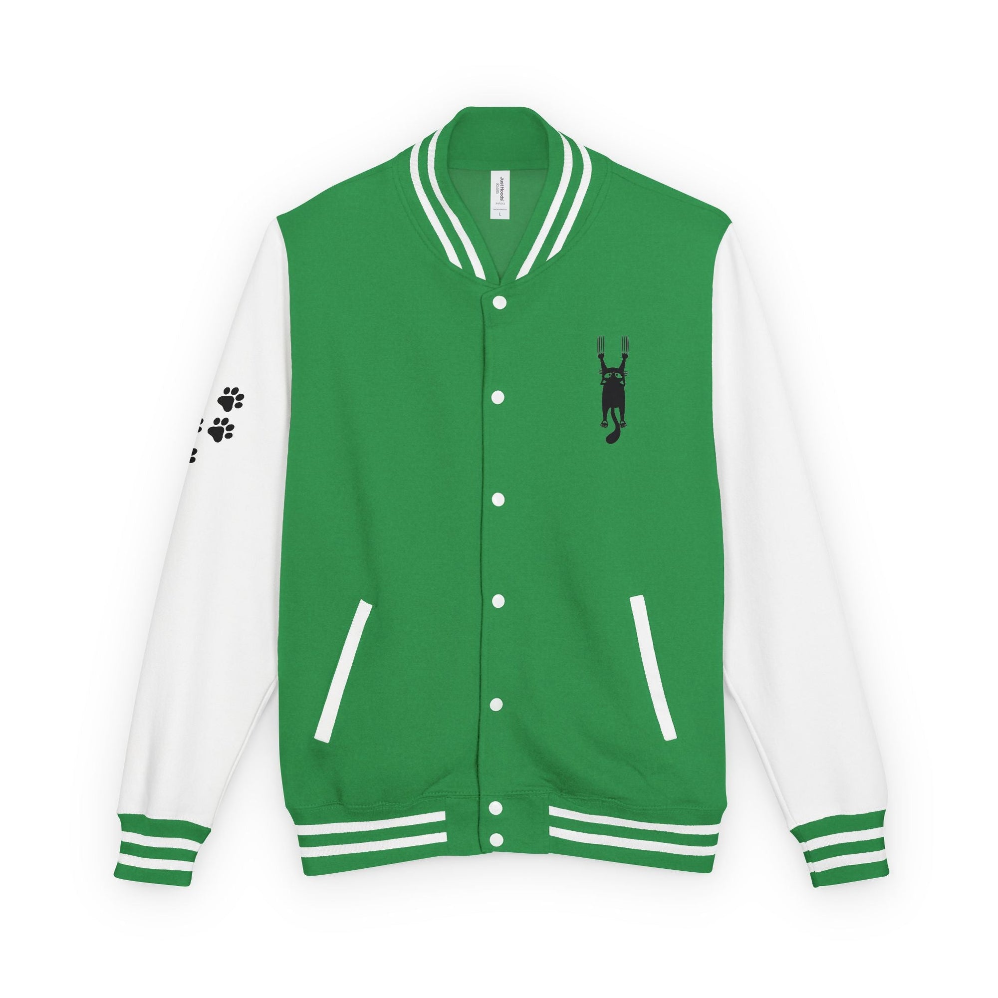 Cat Lady Hanging in There Colorful Letterman Jacket - Clothing, Coats & Jackets - EpiAl's Shop