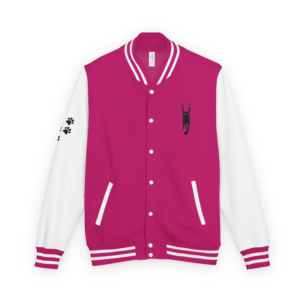 Cat Lady Hanging in There Colorful Letterman Jacket - Clothing, Coats & Jackets - EpiAl's Shop