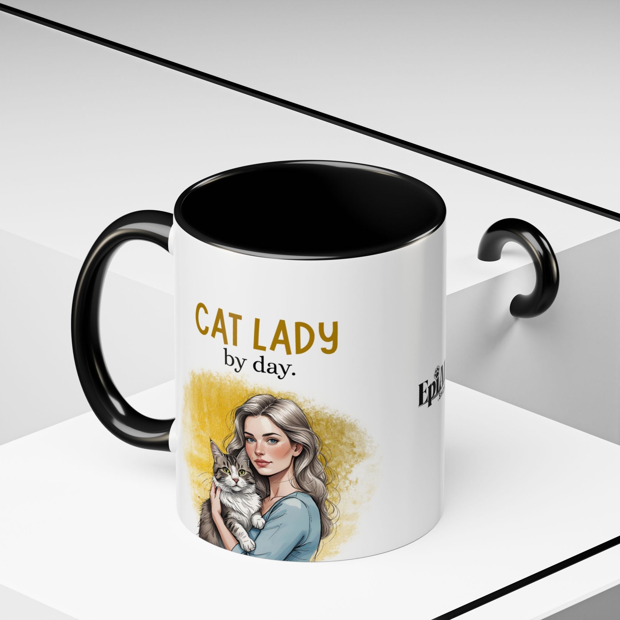 Cat Lady Hooker Funny Coffee Mug - Drinkware, Coffee Mugs - EpiAl's Shop