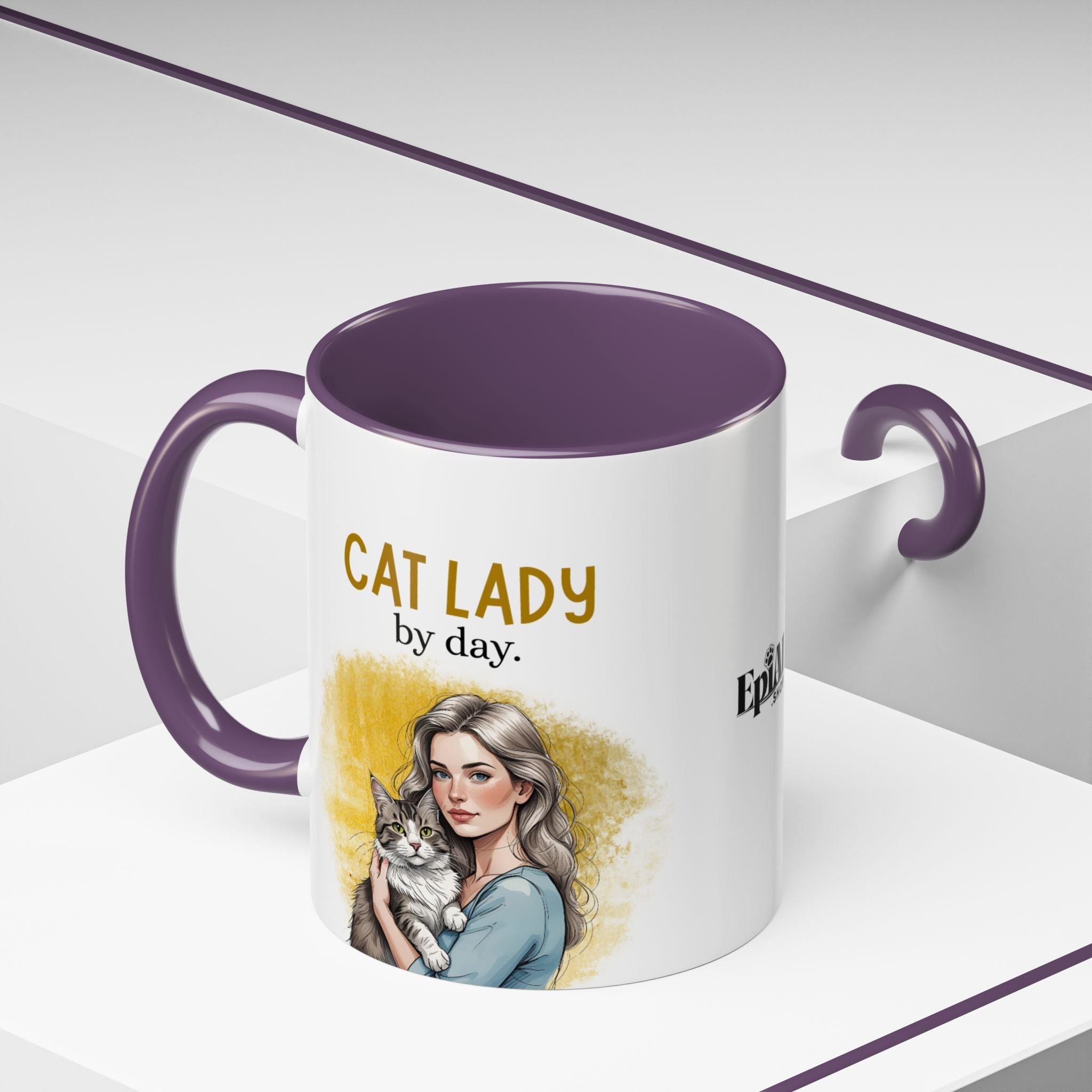 Cat Lady Hooker Funny Coffee Mug - Drinkware, Coffee Mugs - EpiAl's Shop