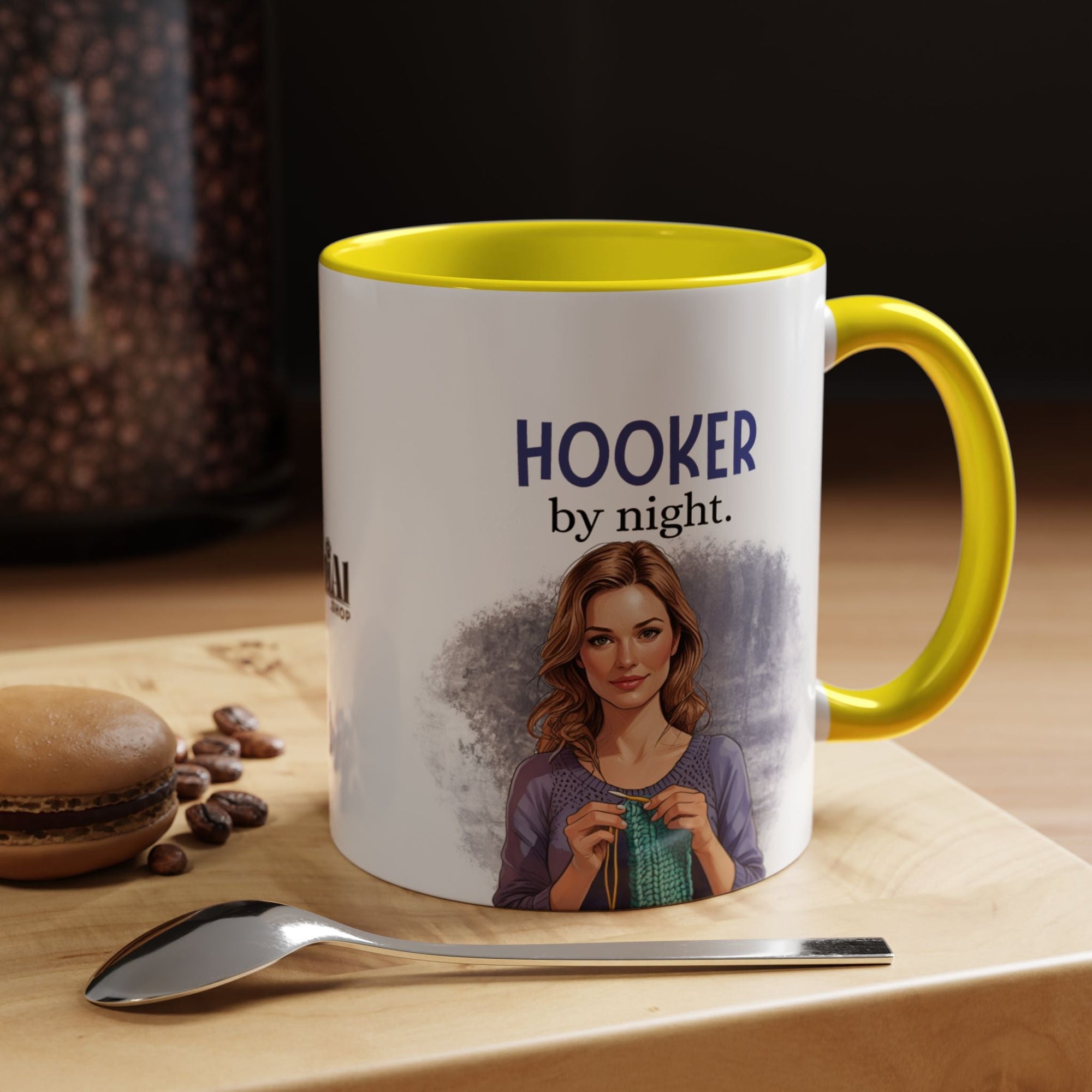 Cat Lady Hooker Funny Coffee Mug - Drinkware, Coffee Mugs - EpiAl's Shop