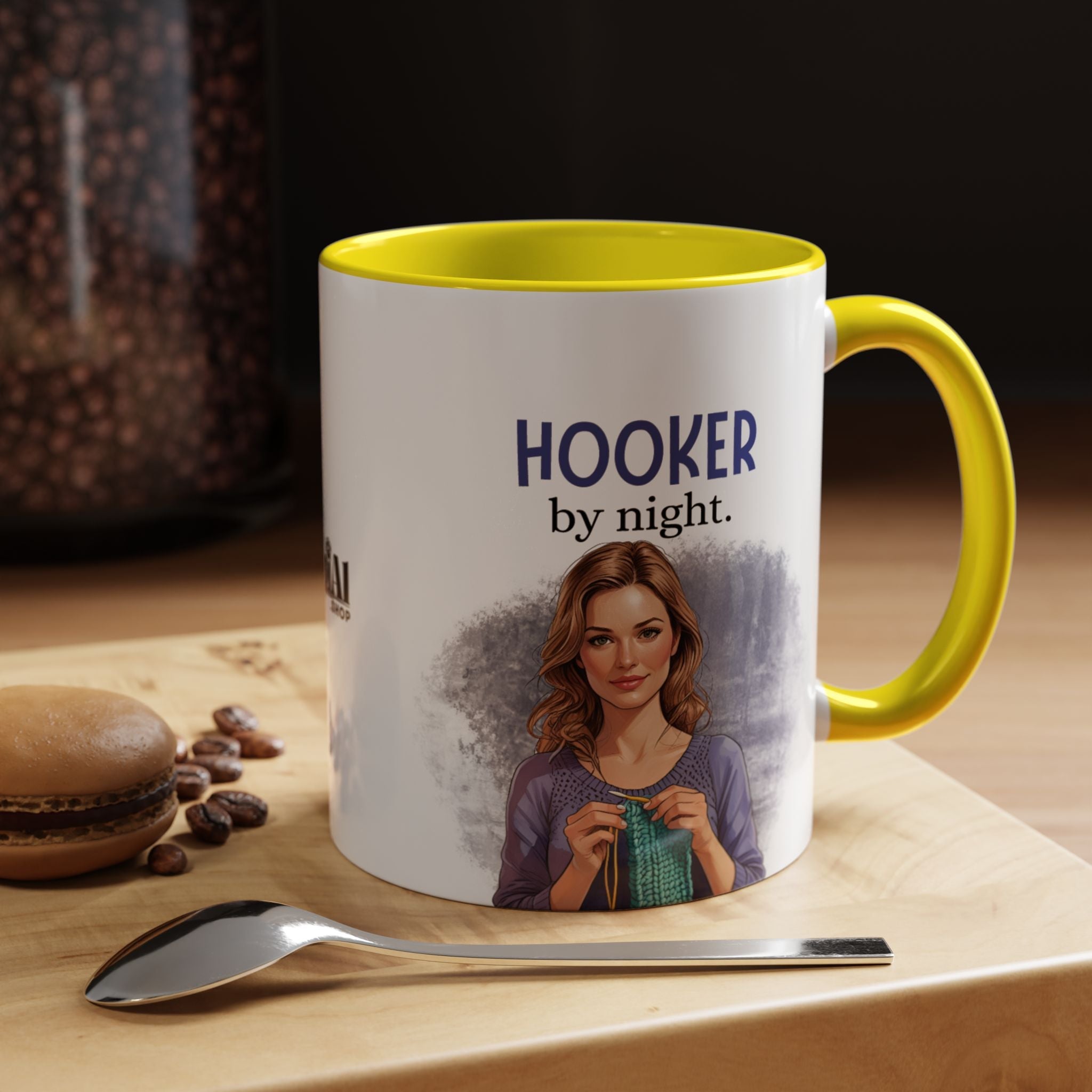 Cat Lady Hooker Funny Coffee Mug - Drinkware, Coffee Mugs - EpiAl's Shop