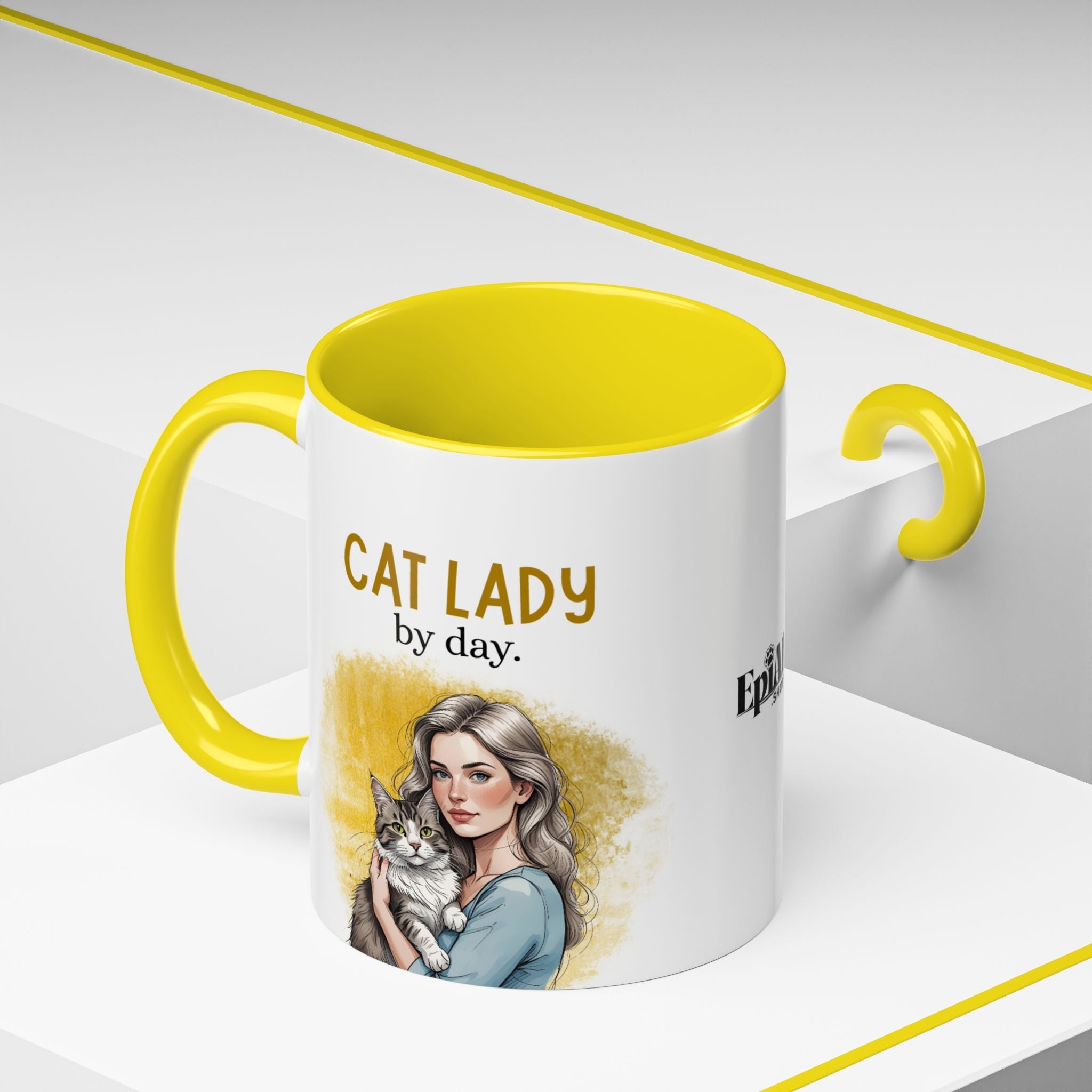 Cat Lady Hooker Funny Coffee Mug - Drinkware, Coffee Mugs - EpiAl's Shop