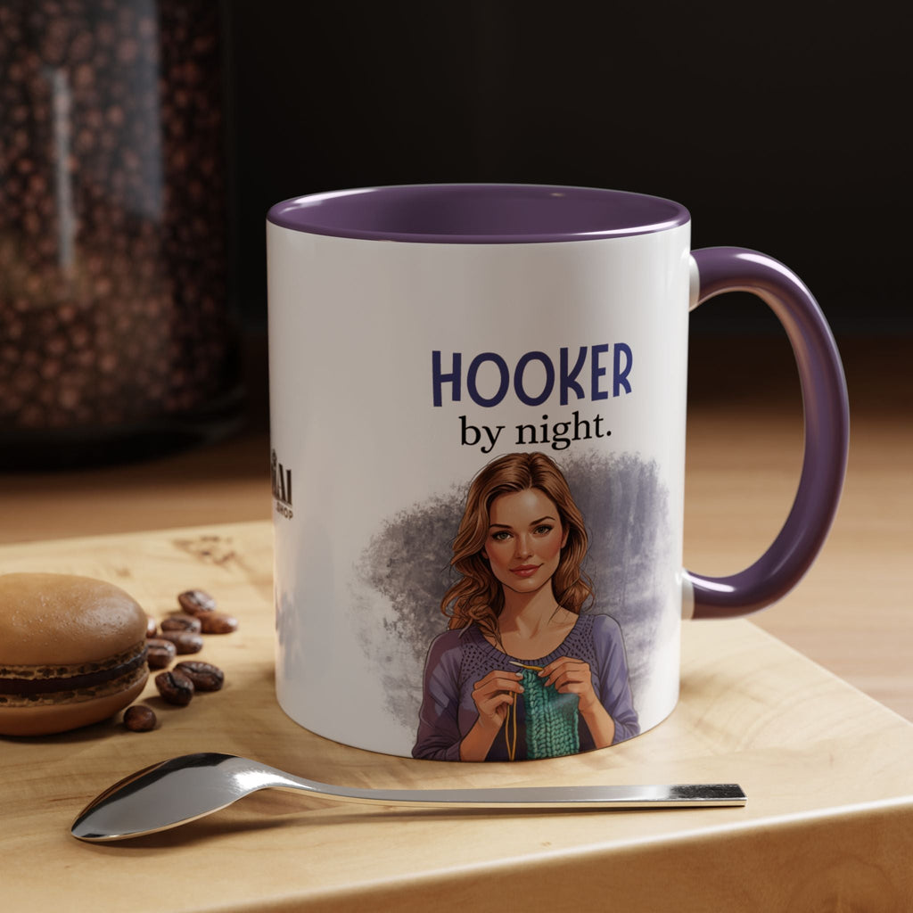Cat Lady Hooker Funny Coffee Mug - Drinkware, Coffee Mugs - EpiAl's Shop