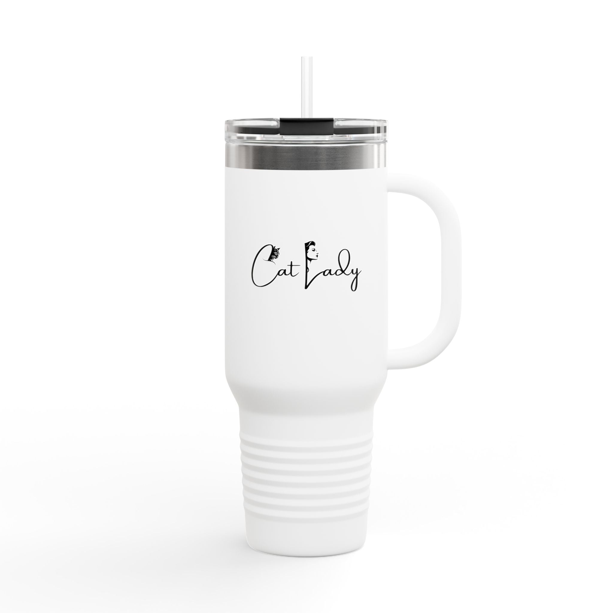 Cat Lady Insulated Travel Mug - 40oz Coffee Tumbler - Drinkware, Travel Mugs - EpiAl's Shop