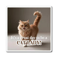 Cat Lady Refrigerator Magnet - Perfect Gift for Cat Lovers - Decor, Kitchen, Magnets - EpiAl's Shop