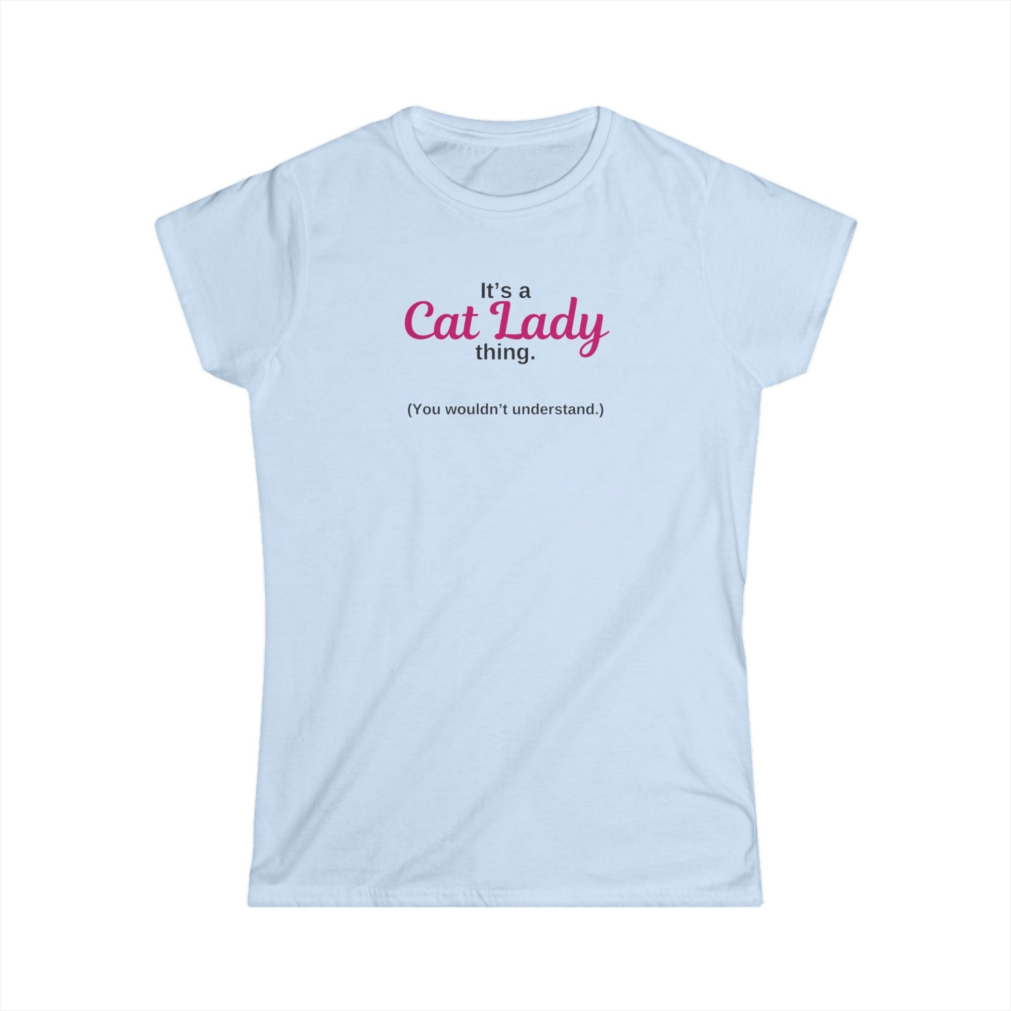 Cat Lady Thing Women's Softstyle Tee - T - Shirt - Epileptic Al’s Shop