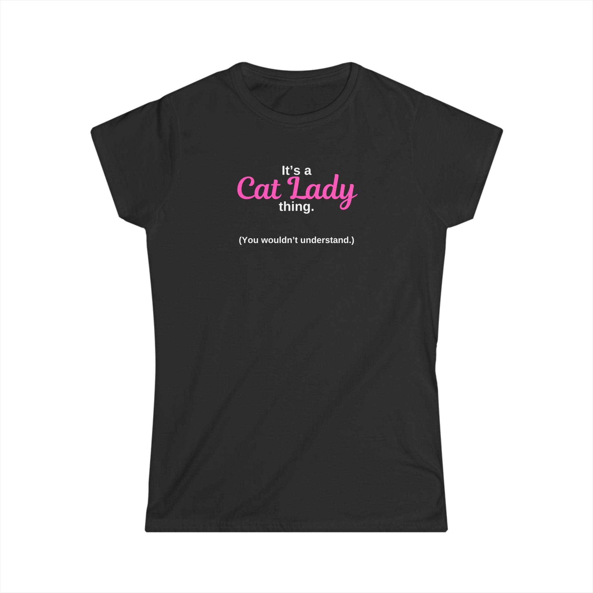 Cat Lady Thing Women's Softstyle Tee - T - Shirt - Epileptic Al’s Shop