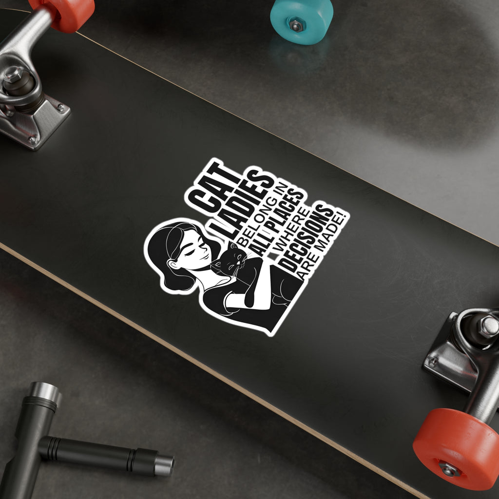 Cat Lady Vinyl Decal for Cat Lovers - Paper Products, Stickers - EpiAl's Shop