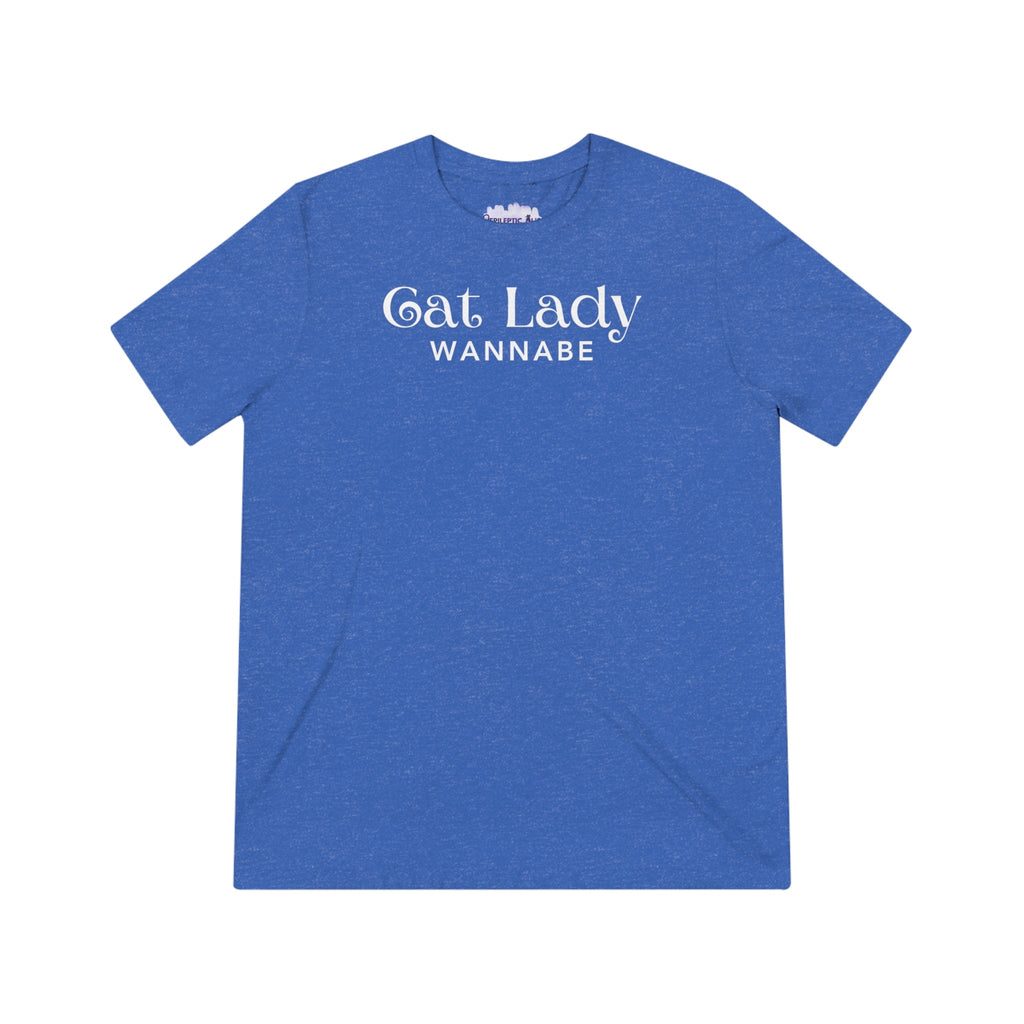 Cat Lady Wannabe Triblend Tee - T - Shirt - Epileptic Al’s Shop