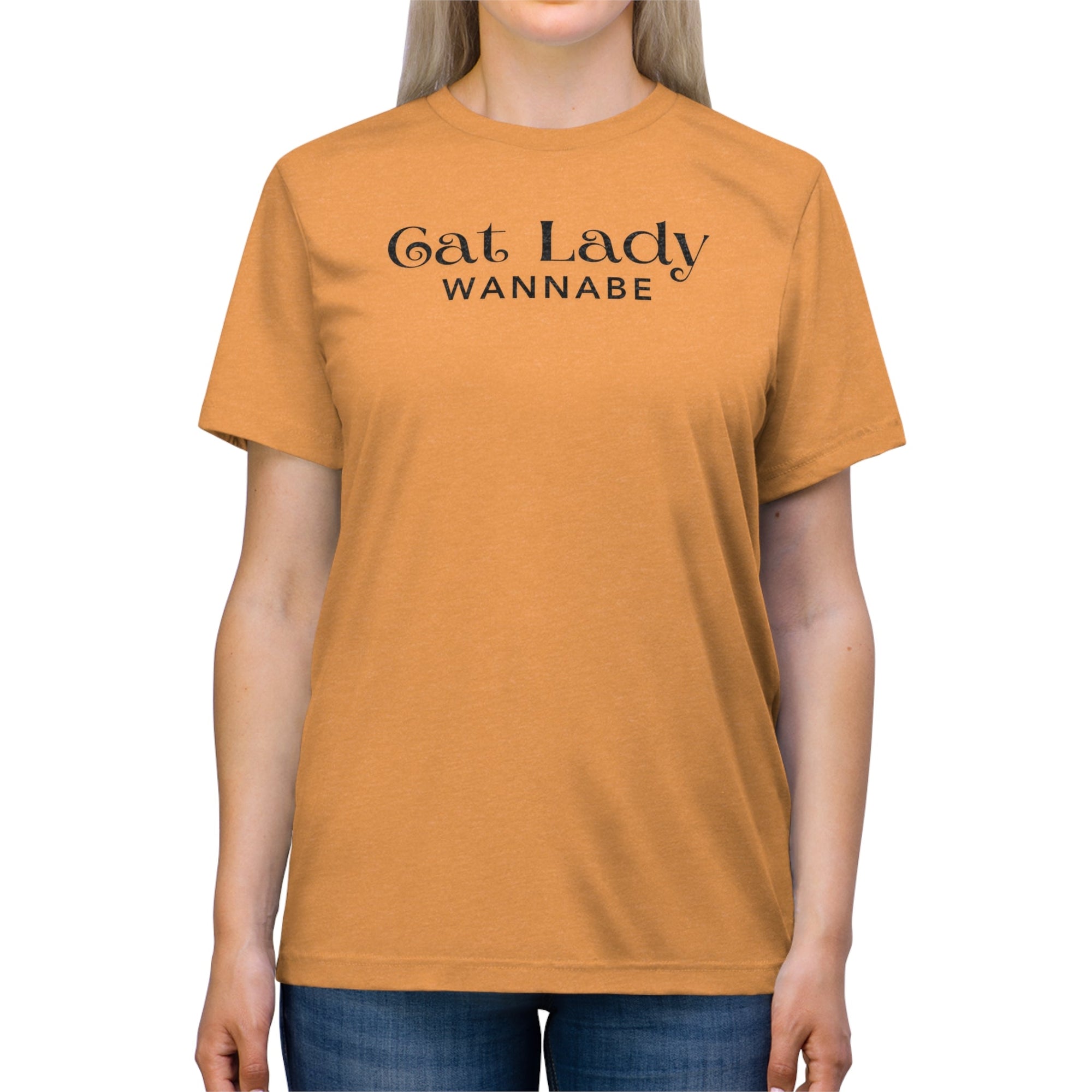 Cat Lady Wannabe Triblend Tee - T - Shirt - Epileptic Al’s Shop