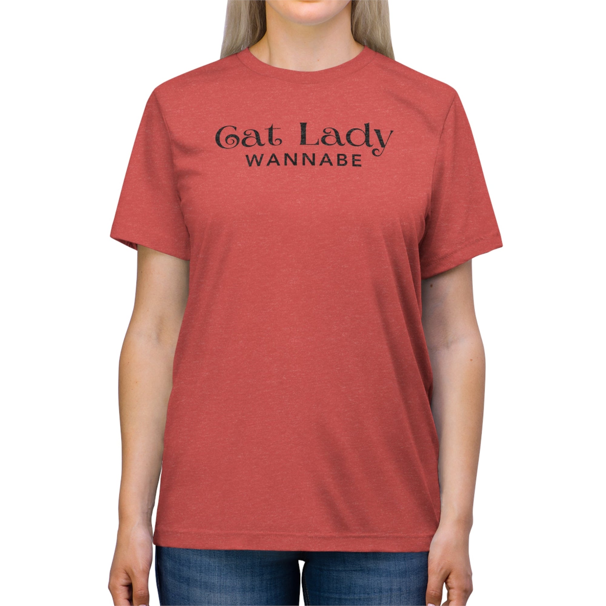 Cat Lady Wannabe Triblend Tee - T - Shirt - Epileptic Al’s Shop