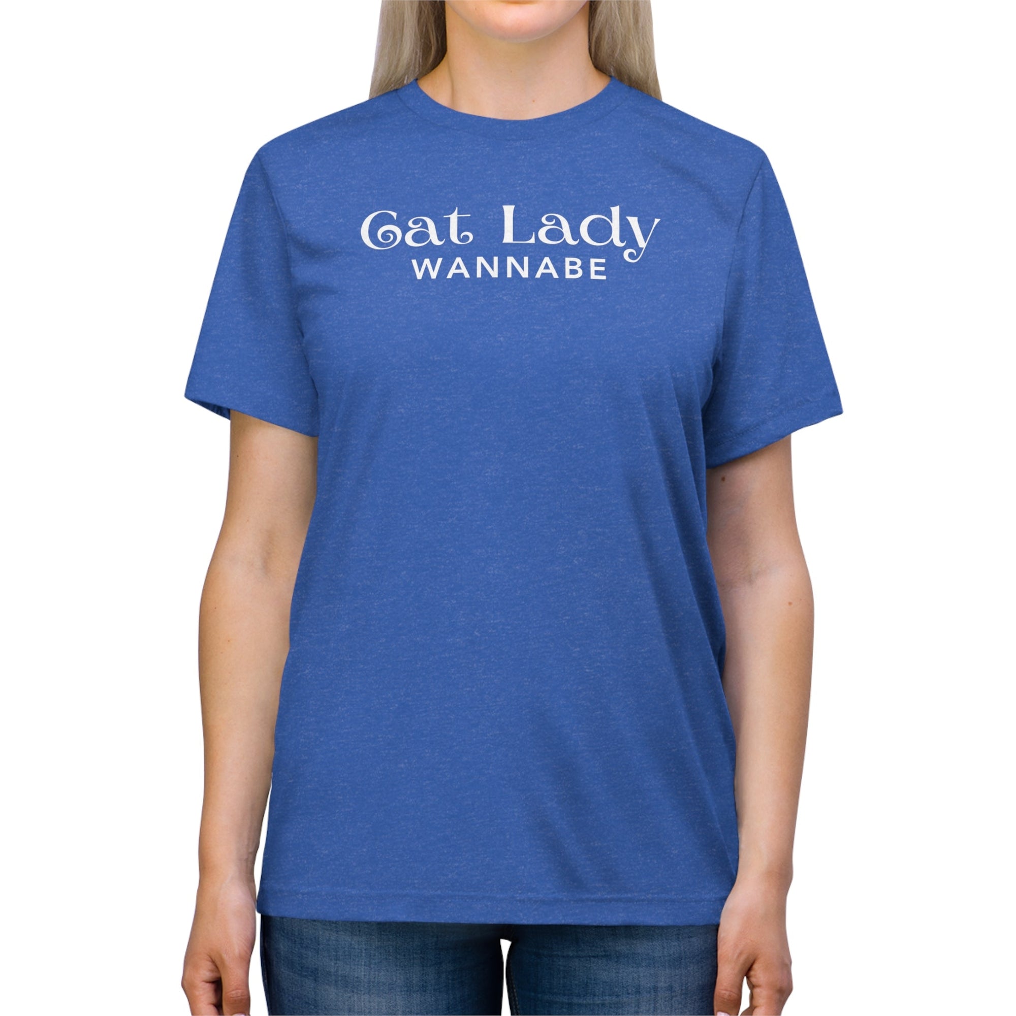 Cat Lady Wannabe Triblend Tee - T - Shirt - Epileptic Al’s Shop