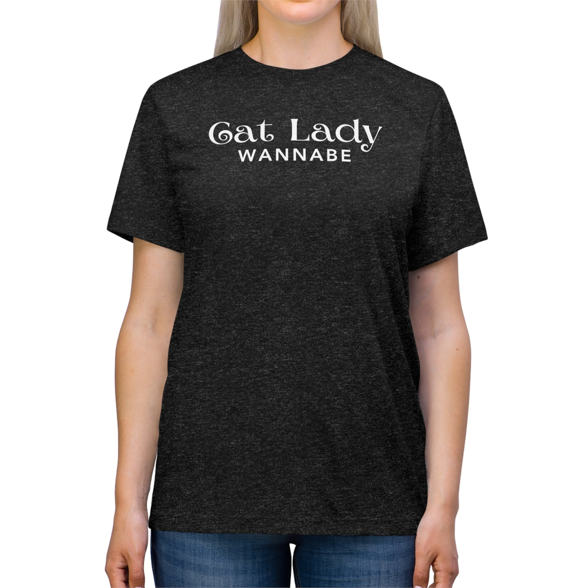 Cat Lady Wannabe Triblend Tee - T - Shirt - Epileptic Al’s Shop