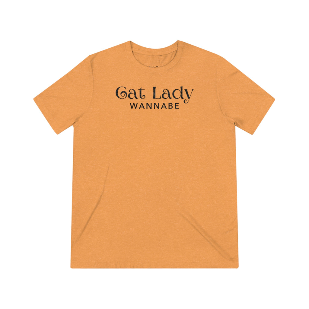Cat Lady Wannabe Triblend Tee - T - Shirt - Epileptic Al’s Shop