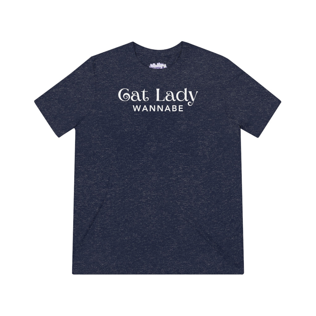 Cat Lady Wannabe Triblend Tee - T - Shirt - Epileptic Al’s Shop
