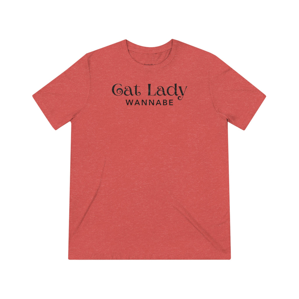 Cat Lady Wannabe Triblend Tee - T - Shirt - Epileptic Al’s Shop