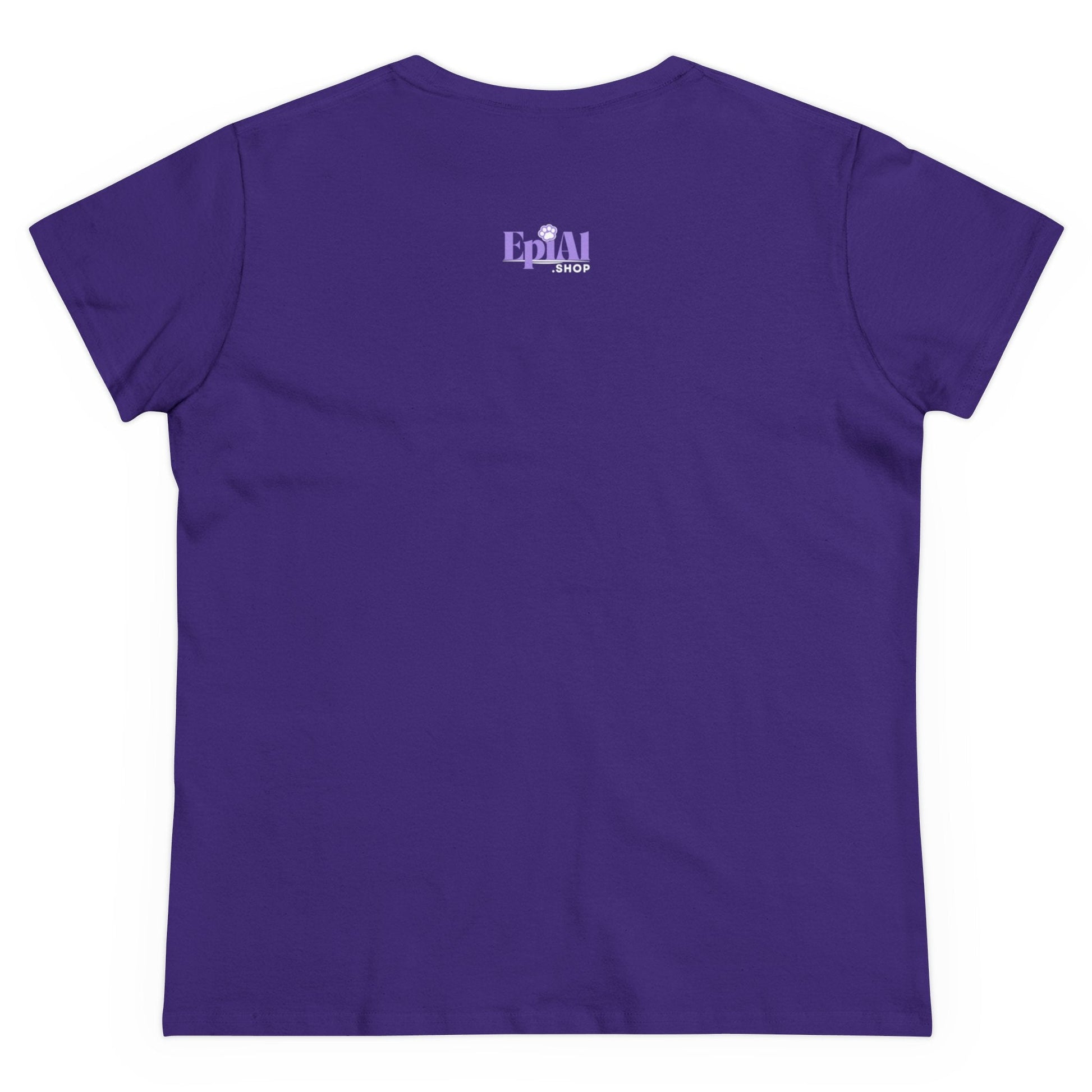 Cat Lady Women's Midweight Cotton Tee - T - Shirt - Epileptic Al’s Shop