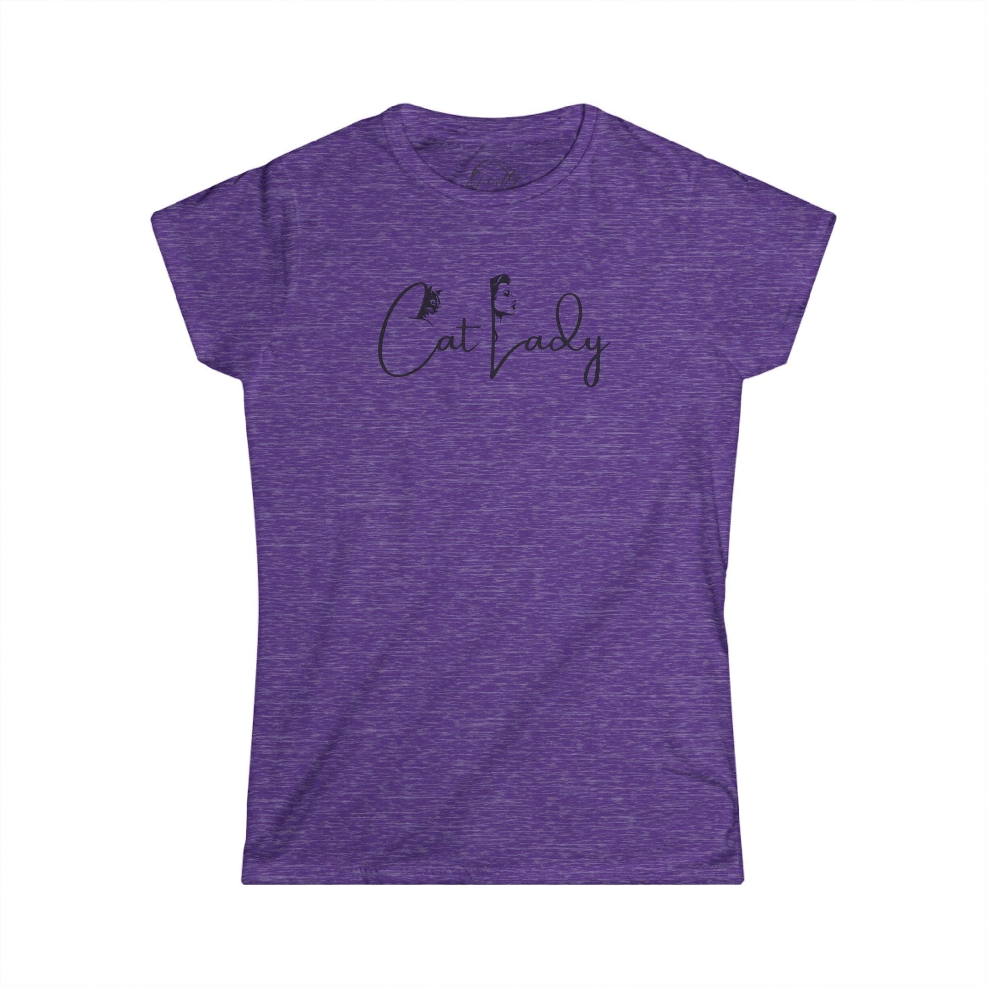Cat Lady Women's Softstyle Tee - Perfect for Cat Lovers - Clothing, T-shirts - EpiAl's Shop