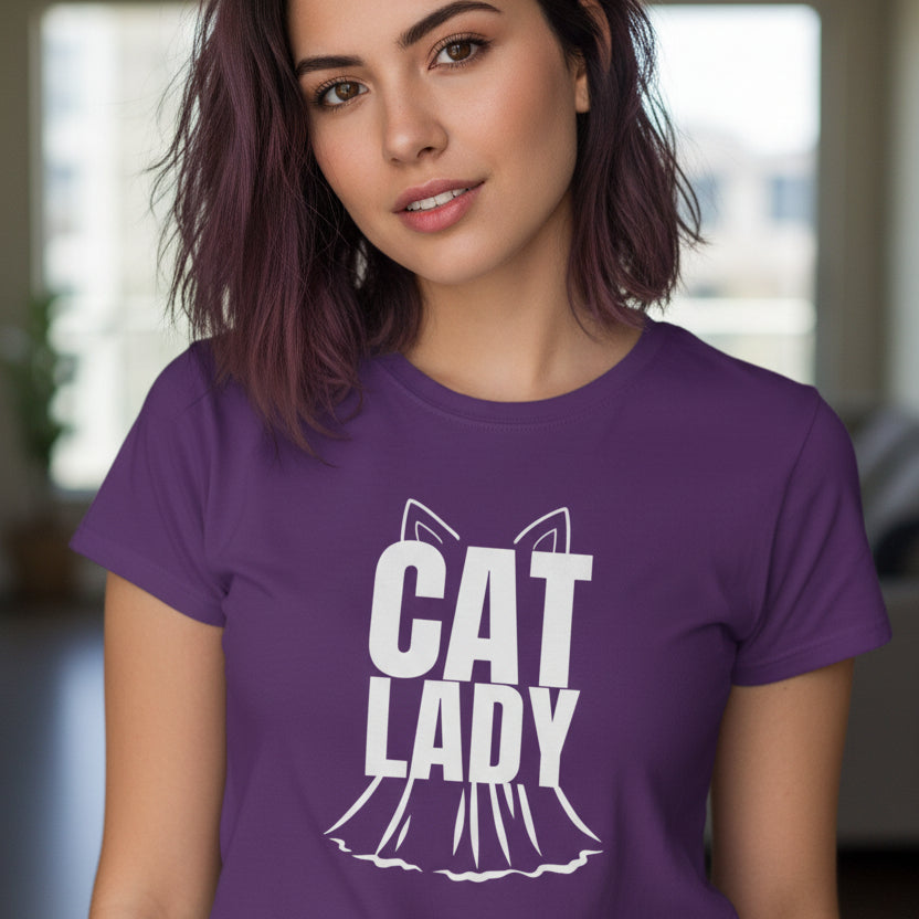Cat Lady Women's Tee - Clothing, T-shirts - EpiAl's Shop