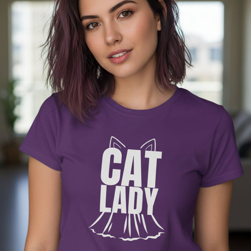 Cat Lady Women's Tee - Clothing, T-shirts - EpiAl's Shop