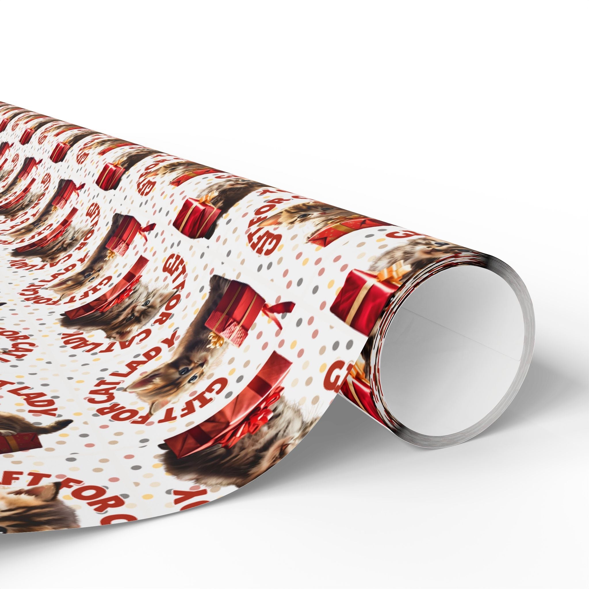 Cat Lady Wrapping Paper for Gifts - Paper Products, Gift Wrapping Paper - EpiAl's Shop