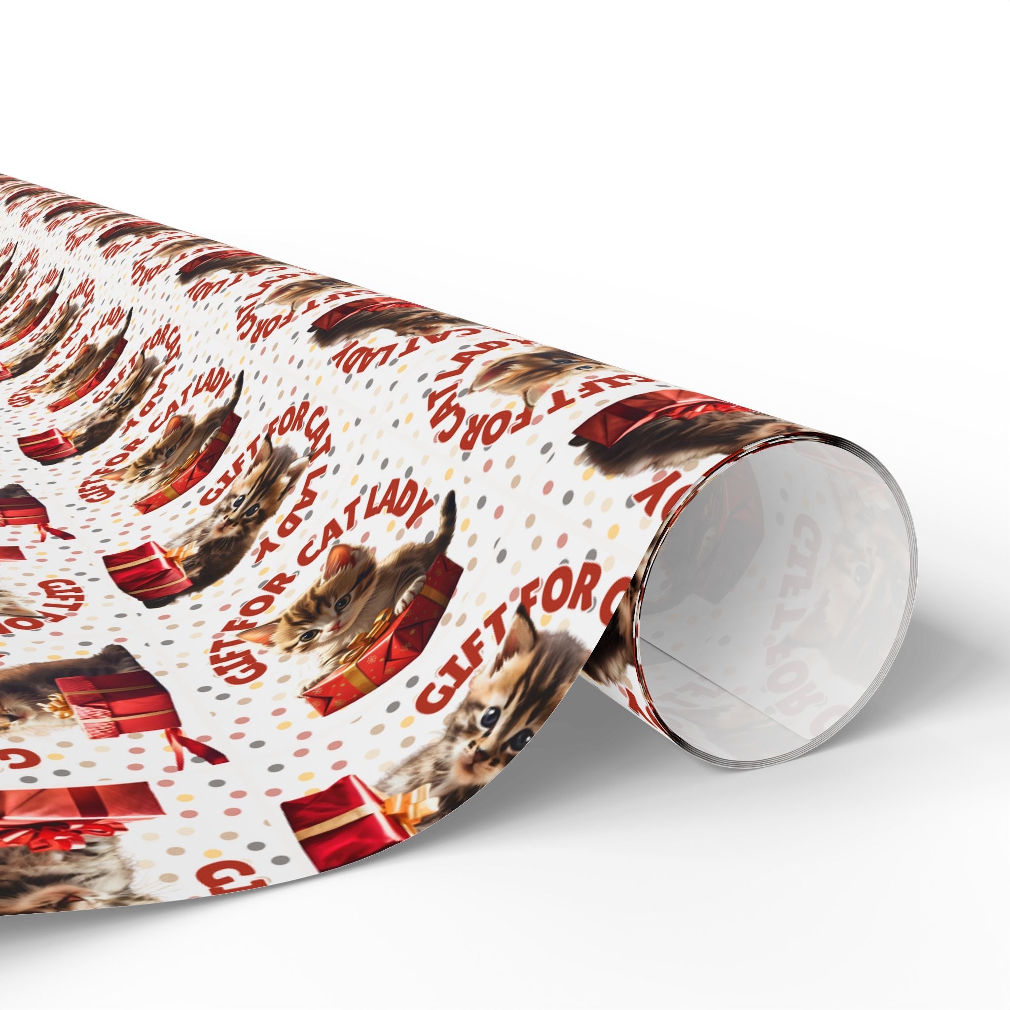 Cat Lady Wrapping Paper for Gifts - Paper Products, Gift Wrapping Paper - EpiAl's Shop