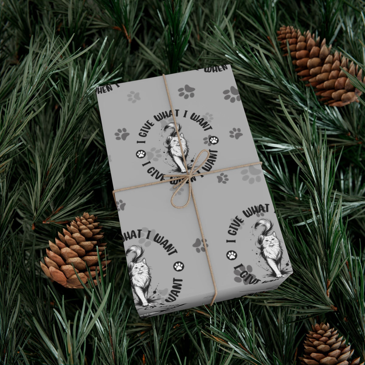 Cat Lover Gift Wrap (All-Occasion) - Gift Wrap, Paper - EpiAl's Shop