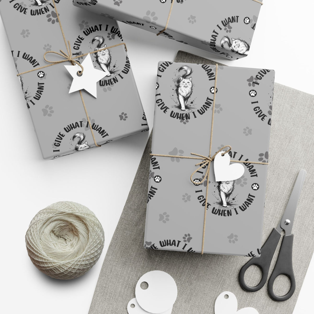 Cat Lover Gift Wrap (All-Occasion) - Gift Wrap, Paper - EpiAl's Shop