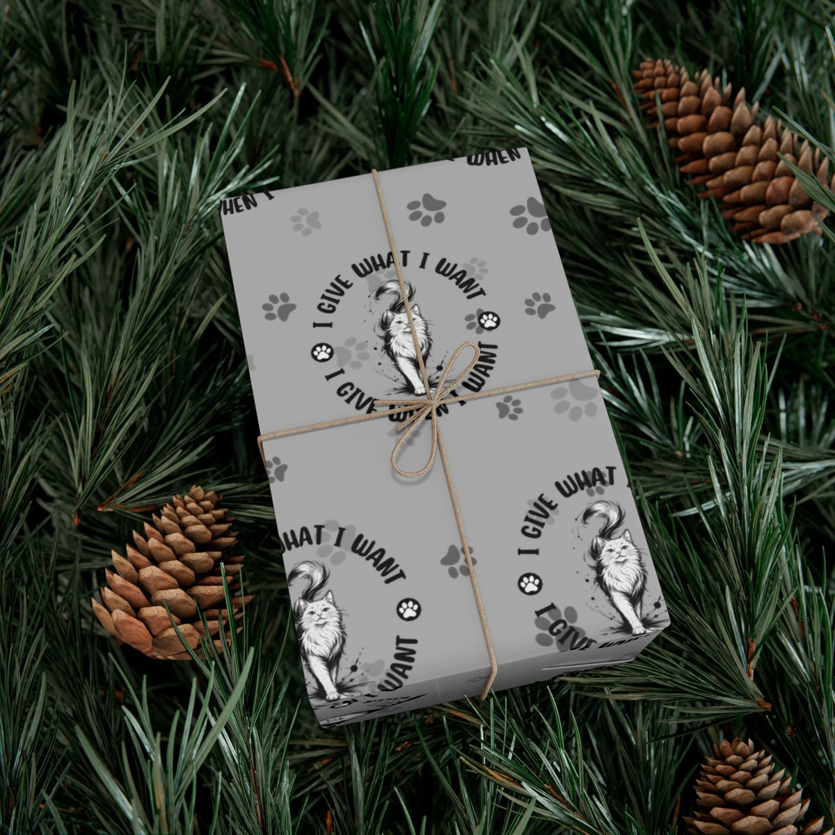 Cat Lover Gift Wrap (All-Occasion) - Gift Wrap, Paper - EpiAl's Shop