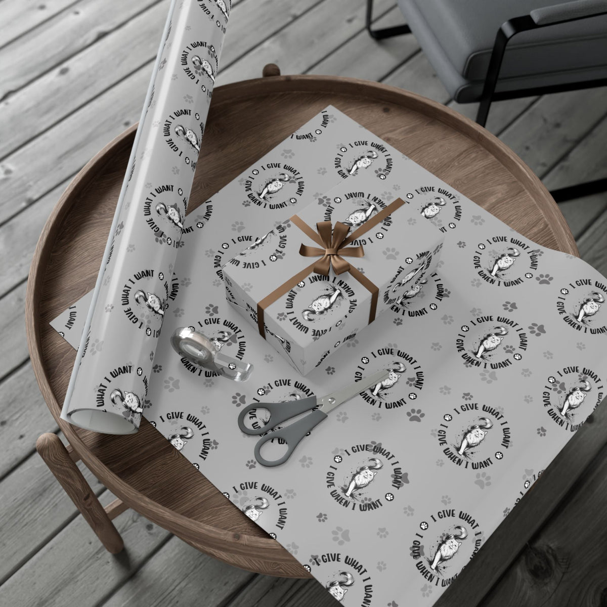 Cat Lover Gift Wrap (All-Occasion) - Gift Wrap, Paper - EpiAl's Shop