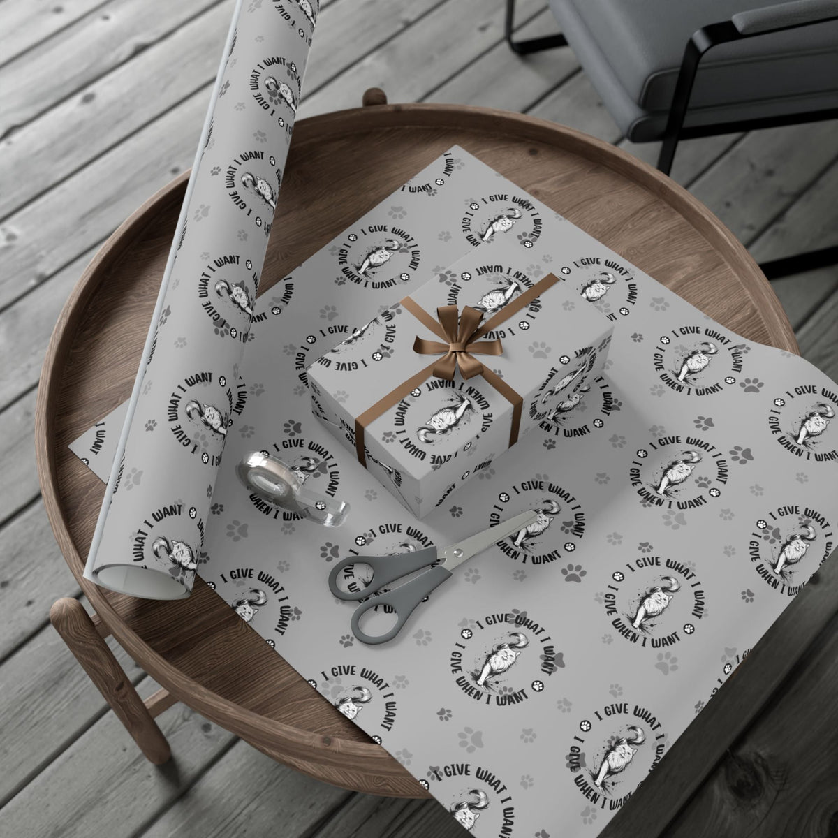 Cat Lover Gift Wrap (All-Occasion) - Gift Wrap, Paper - EpiAl's Shop
