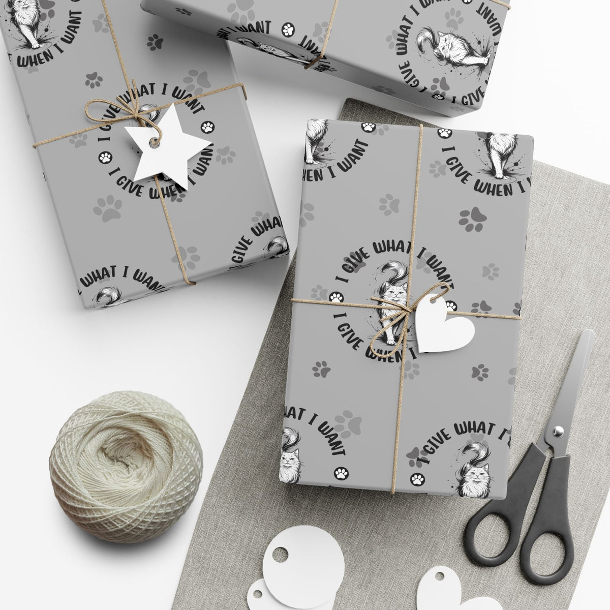 Cat Lover Gift Wrap (All-Occasion) - Gift Wrap, Paper - EpiAl's Shop