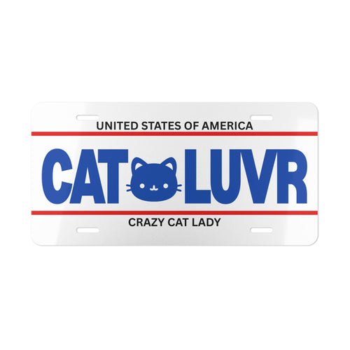 Cat Lover Vanity Plate - Accessories, Auto, License Plates - EpiAl's Shop