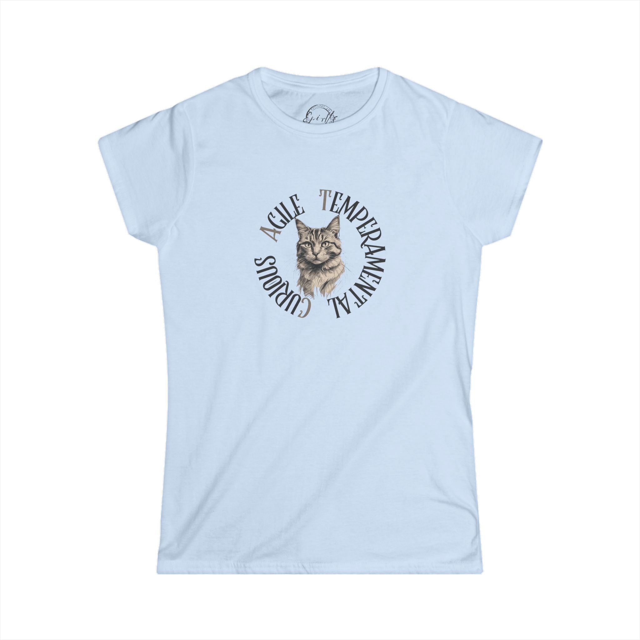 Cat Lover's Softstyle Tee with Whimsical Design - Clothing, T-shirts - EpiAl's Shop