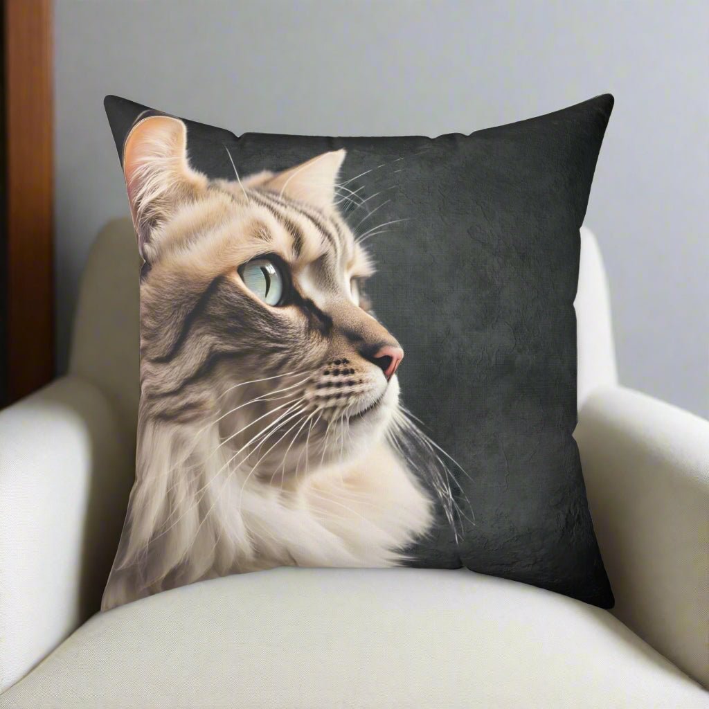Cat Lover's Spun Polyester Square Pillow - Cozy Home Décor - Decor, Home, Pillows - EpiAl's Shop