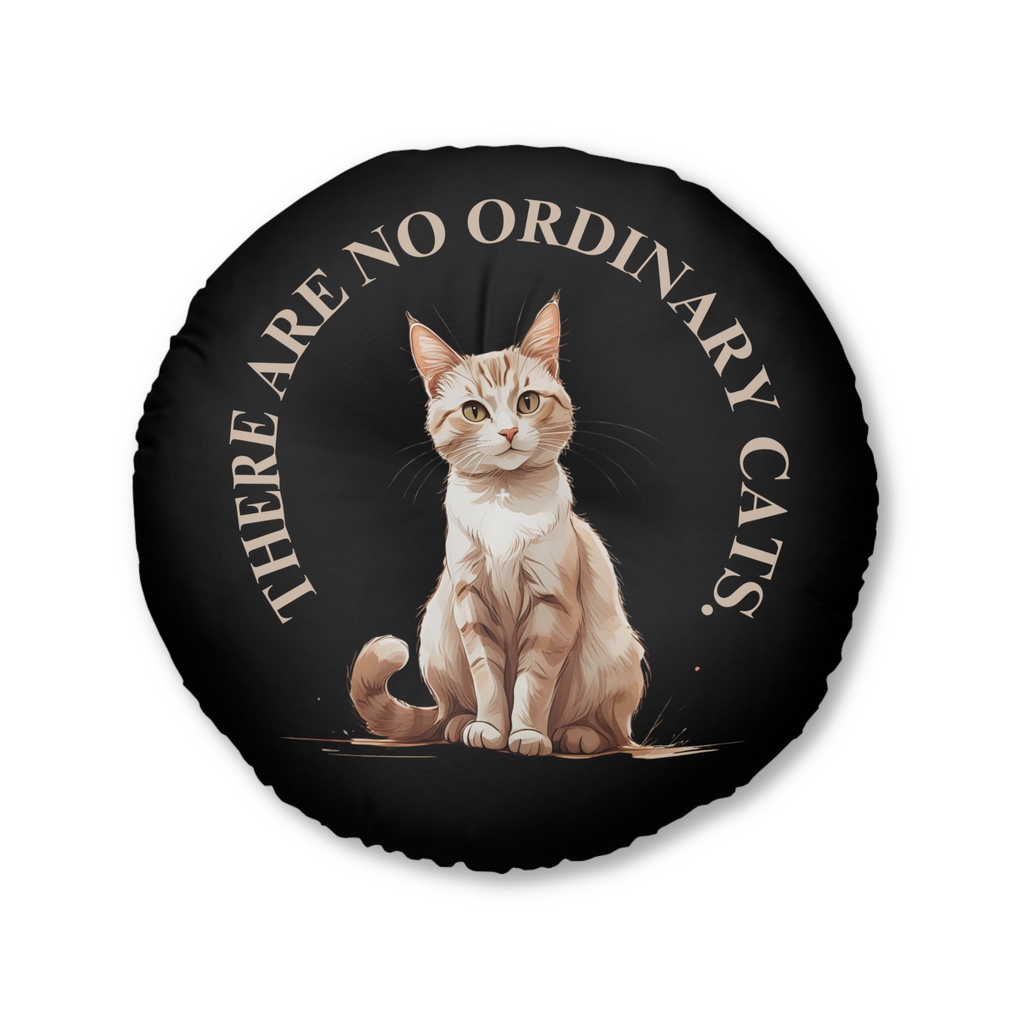 Cat Lover's Tufted Floor Pillow, Unique Home Decor - Decor, Home, Pillows - EpiAl's Shop