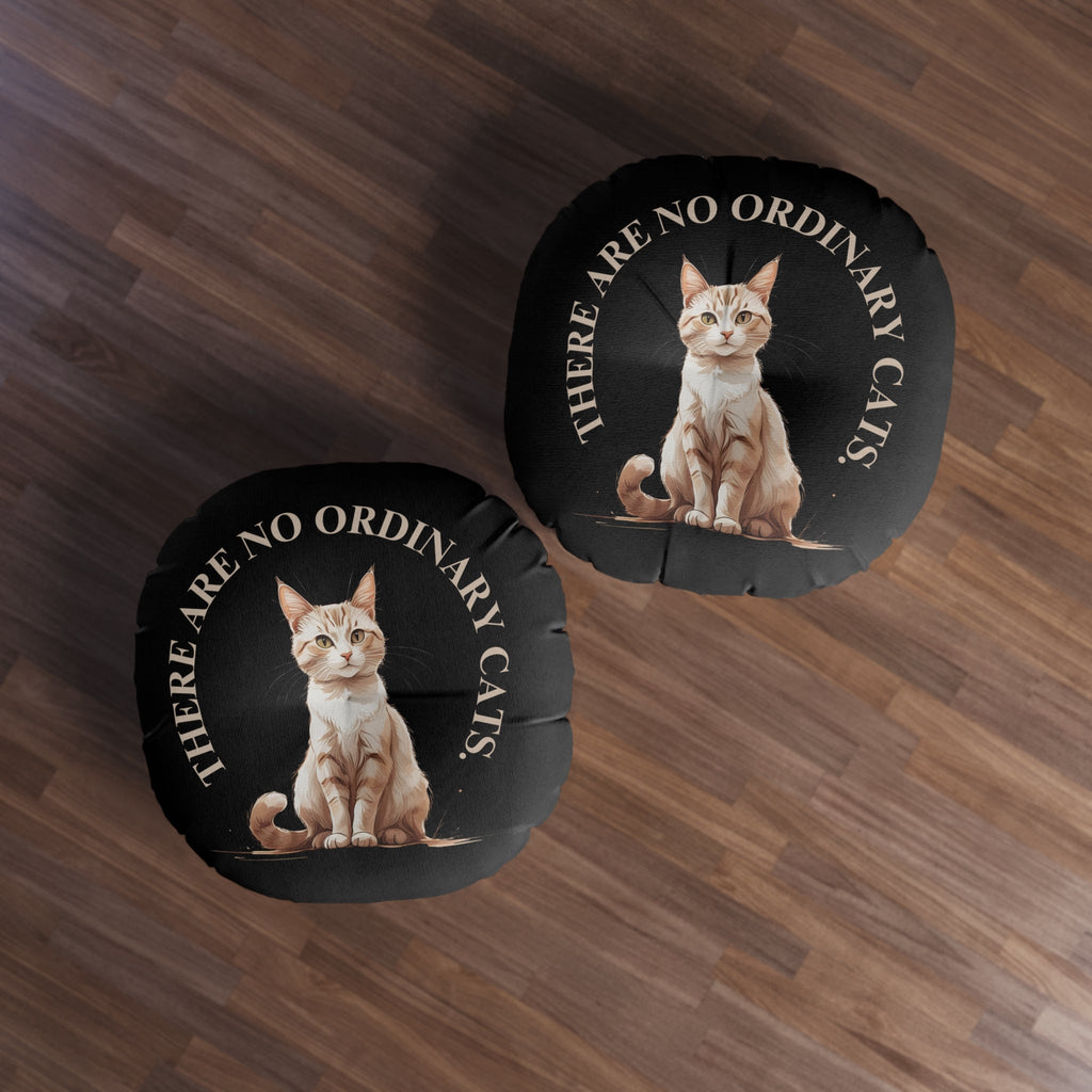 Cat Lover's Tufted Floor Pillow, Unique Home Decor - Decor, Home, Pillows - EpiAl's Shop