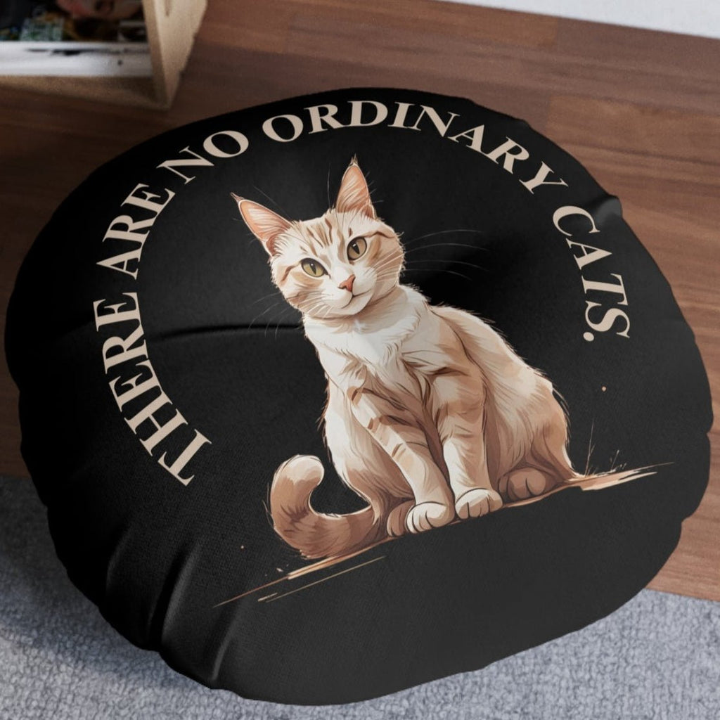 Cat Lover's Tufted Floor Pillow, Unique Home Decor - Decor, Home, Pillows - EpiAl's Shop