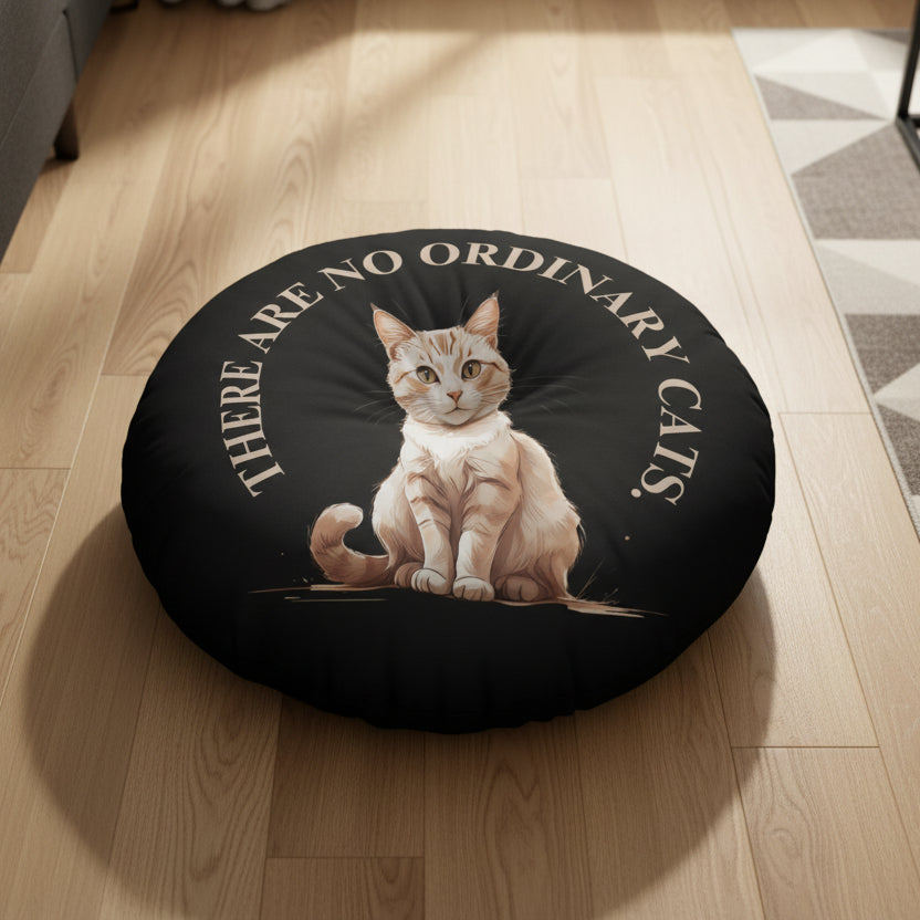 Cat Lover's Tufted Floor Pillow, Unique Home Decor - Decor, Home, Pillows - EpiAl's Shop