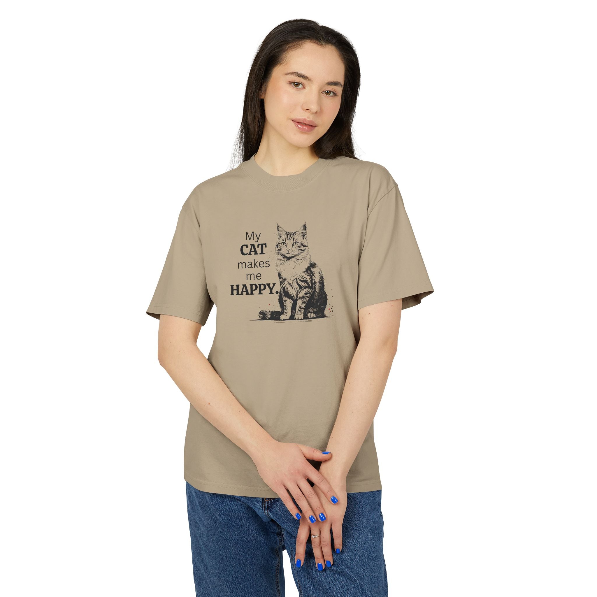 Cat Lover's Unisex Heavy Faded Tee - Clothing, T-shirts - EpiAl's Shop