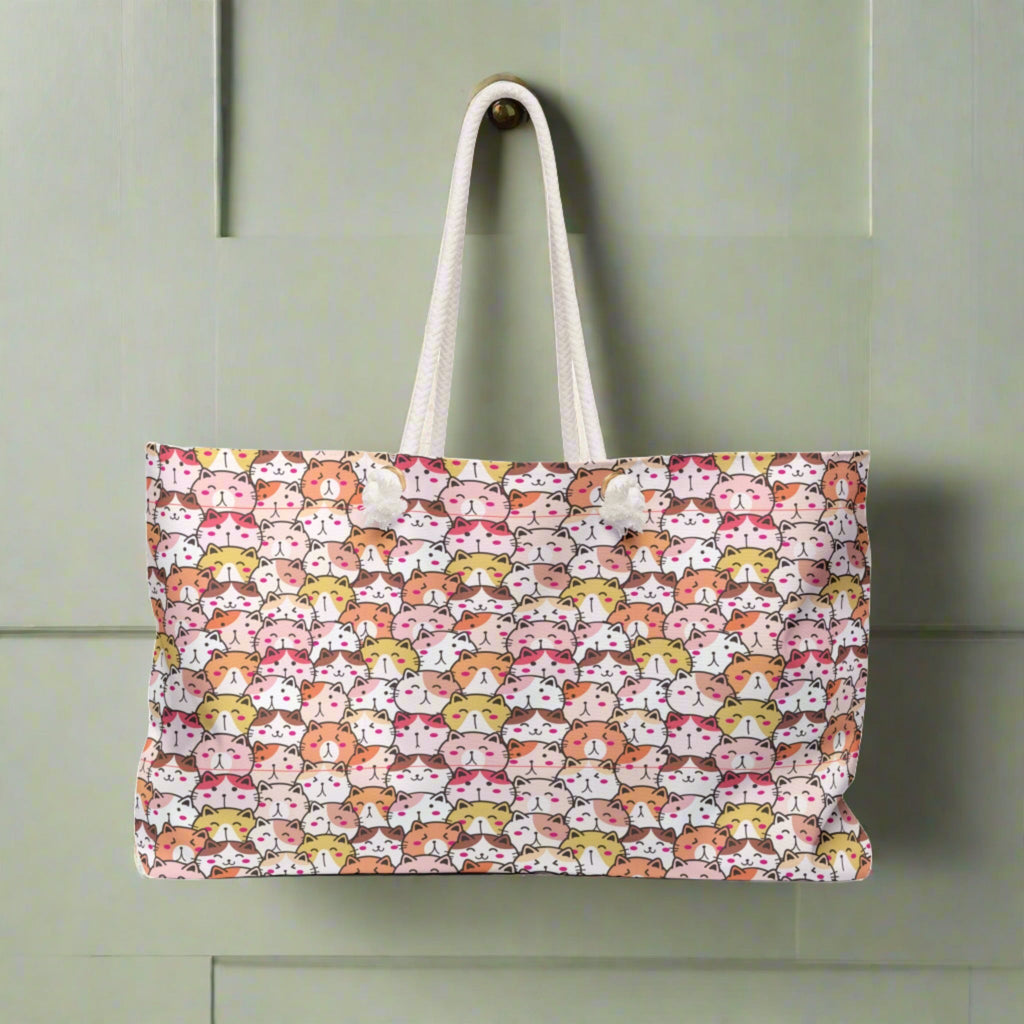Cat Lover’s Weekender Bag - Bags - Epileptic Al’s Shop
