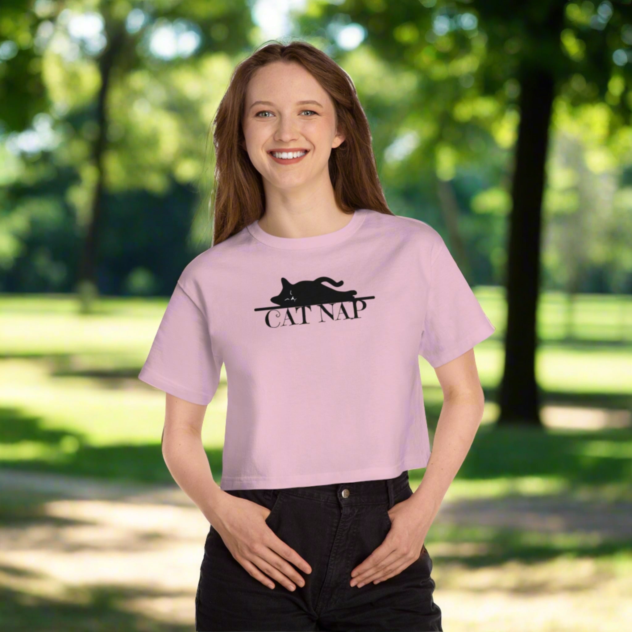 Cat Nap Champion Women's Heritage Cropped T-Shirt - EpiAl's Shop