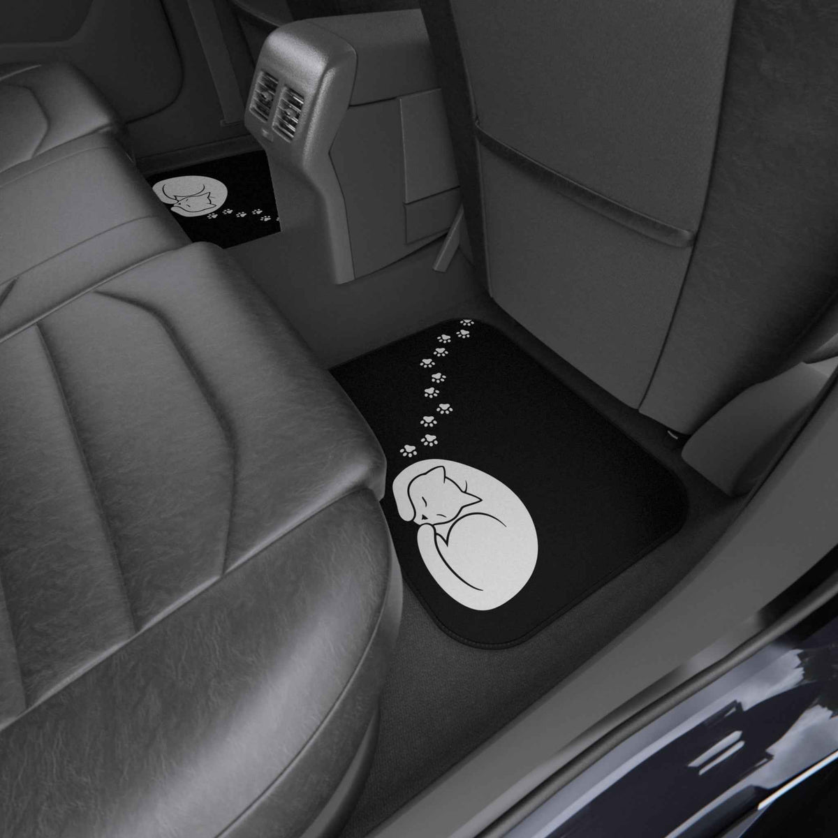 Cat Paw Trail Car Floor Mats – Set of 4 - Vehicle Floor Mats - EpiAl's Shop