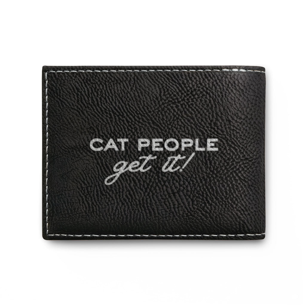 Cat People Get It RFID Slim Bifold Wallet - Bags, Wallets - EpiAl's Shop